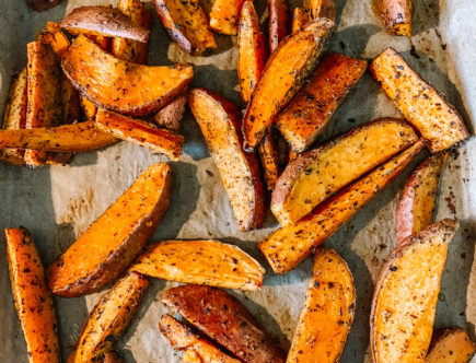 sweet potato wedges