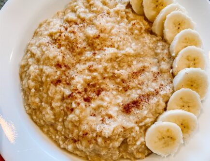 banana cinnamon oatmeal