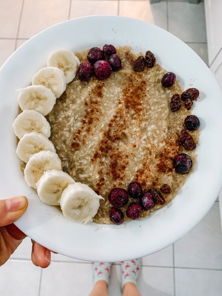 blueberry oatmeal