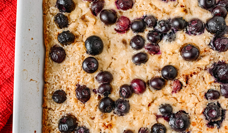Blueberry Oatmeal Bake