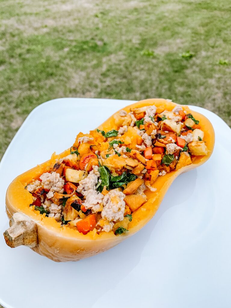 stuffed butternut squash