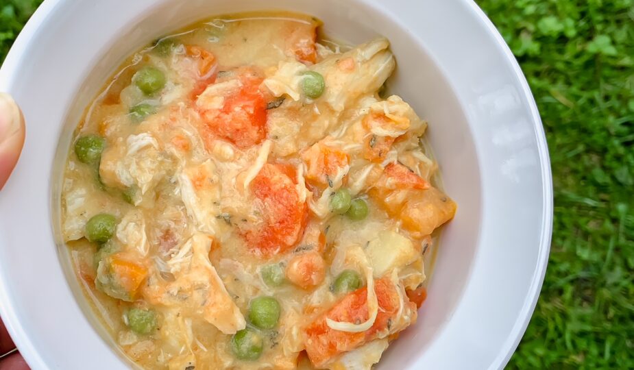 Chicken pot pie soup